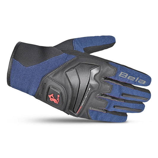 Bela - Guante de tela azul real/negro estrella – Yamoto.it