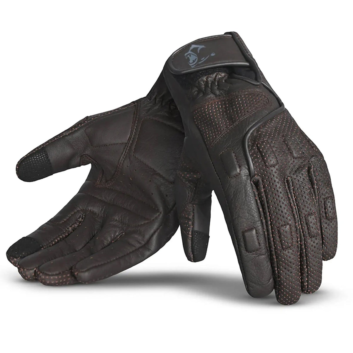 BELA APOLO GUANTES DE MOTO PIEL MARRÓN 
