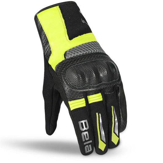 Guantes de verano Bela Hero Air Negro Amarillo Flúor – Yamoto.it