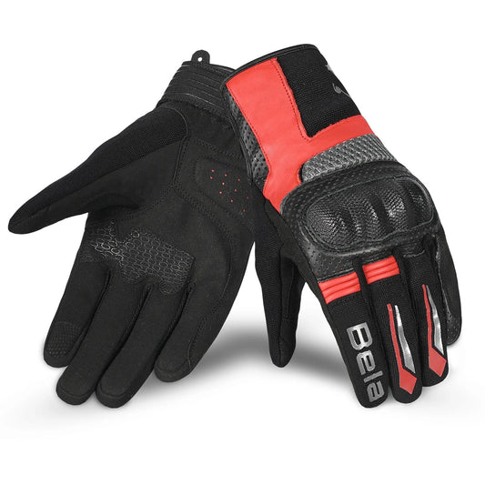 Guantes de verano Bela Hero Air Negro Rojo – Yamoto.it