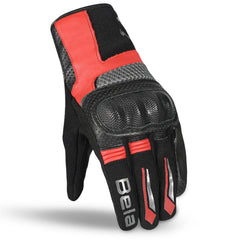 BELA GUANTO HERO AIR IN TESSUTO NERO/ROSSO/GRIGIO DONNA 