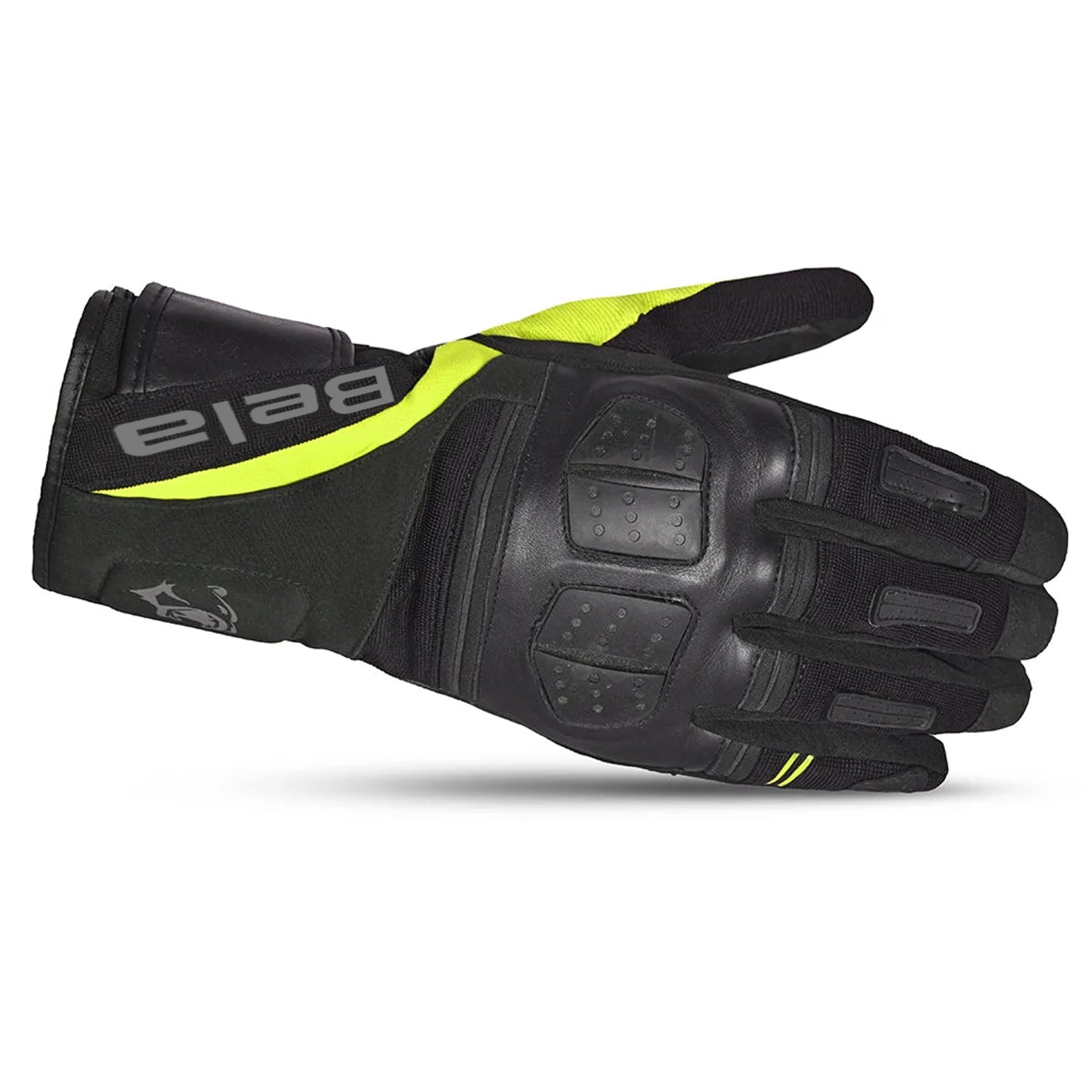 BELA HIGHWAY GUANTI DONNA INVERNALI FLUOR NERO GIALLO 
