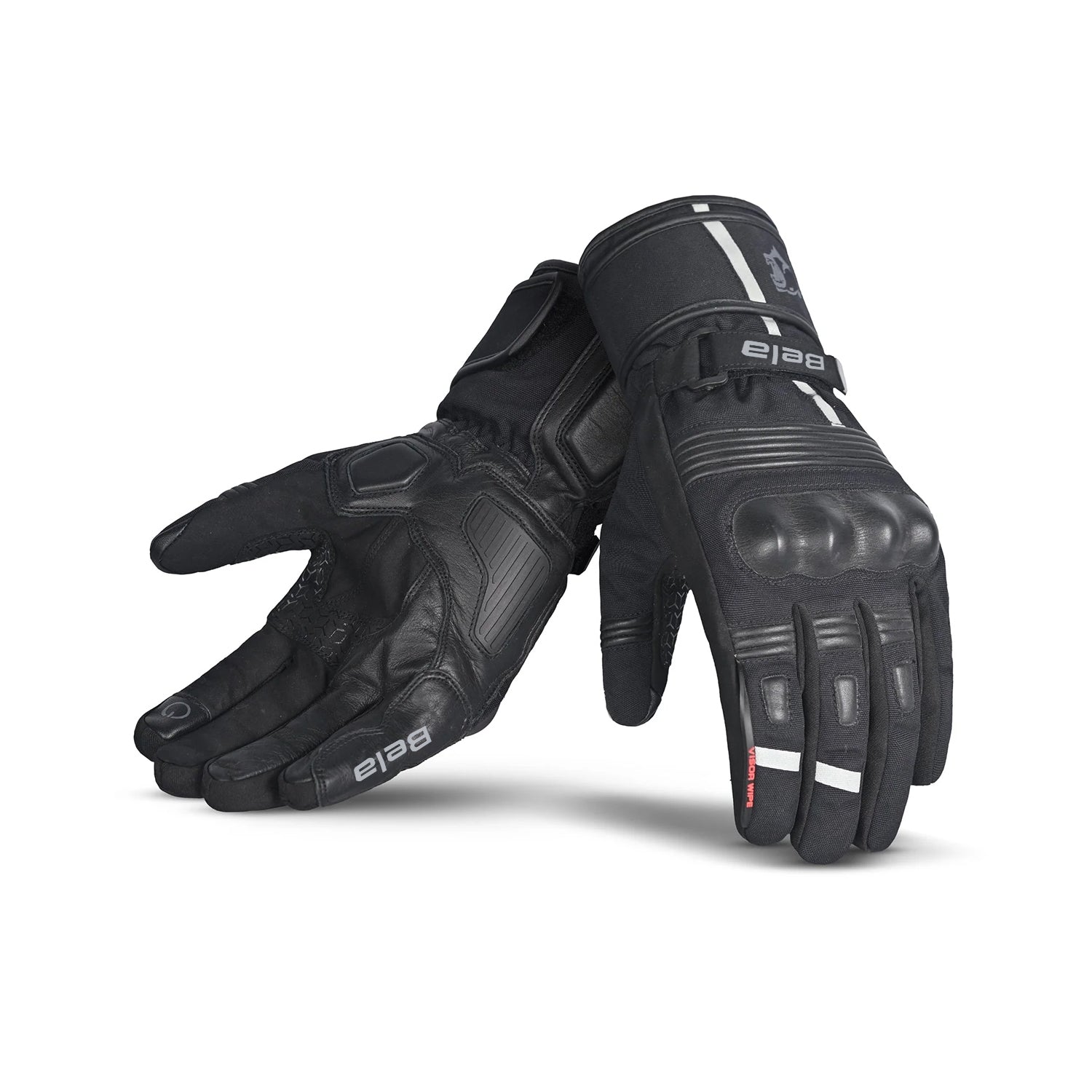 BELA ICE WINTER WP GUANTI DONNA MOTO NERO/GRIGIO 