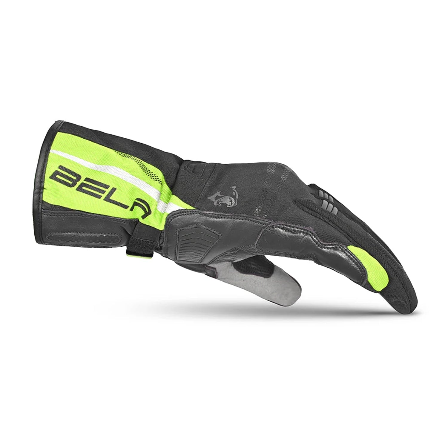 BELA IGLO GUANTI DONNA INVERNALI NERO/GIALLO FLUOR 