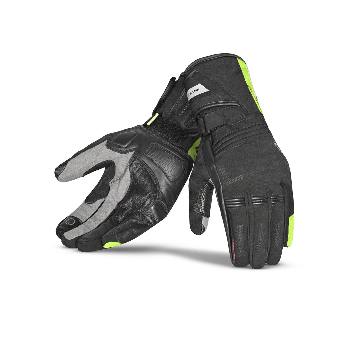 BELA IGLO MEN GUANTI UOMO INVERNALI NERO/GIALLO FLUOR 