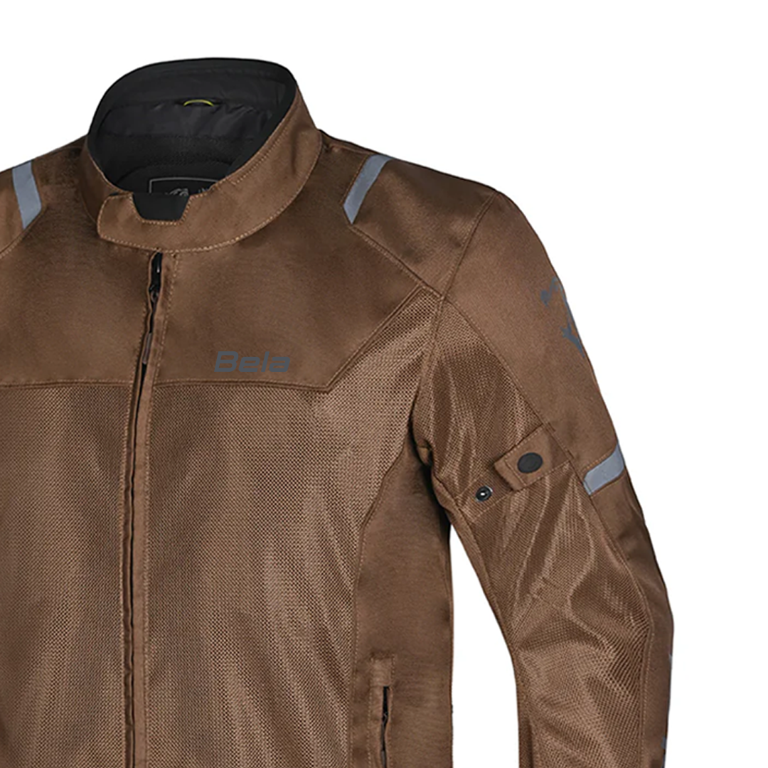 BELA MESH PRO GIACCA UOMO MOTO IN TESSUTO MARRONE 