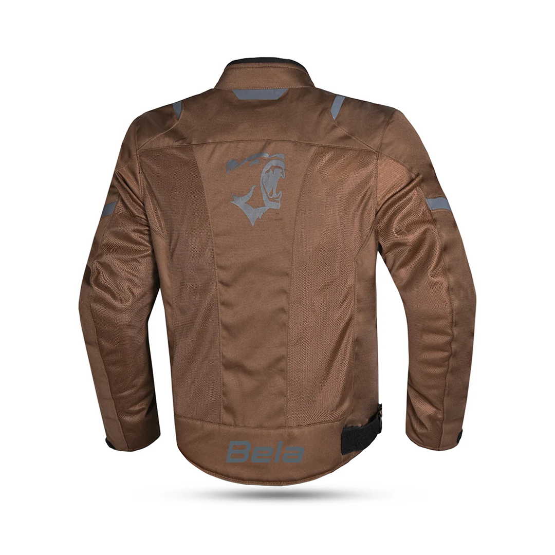 BELA MESH PRO GIACCA UOMO MOTO IN TESSUTO MARRONE 