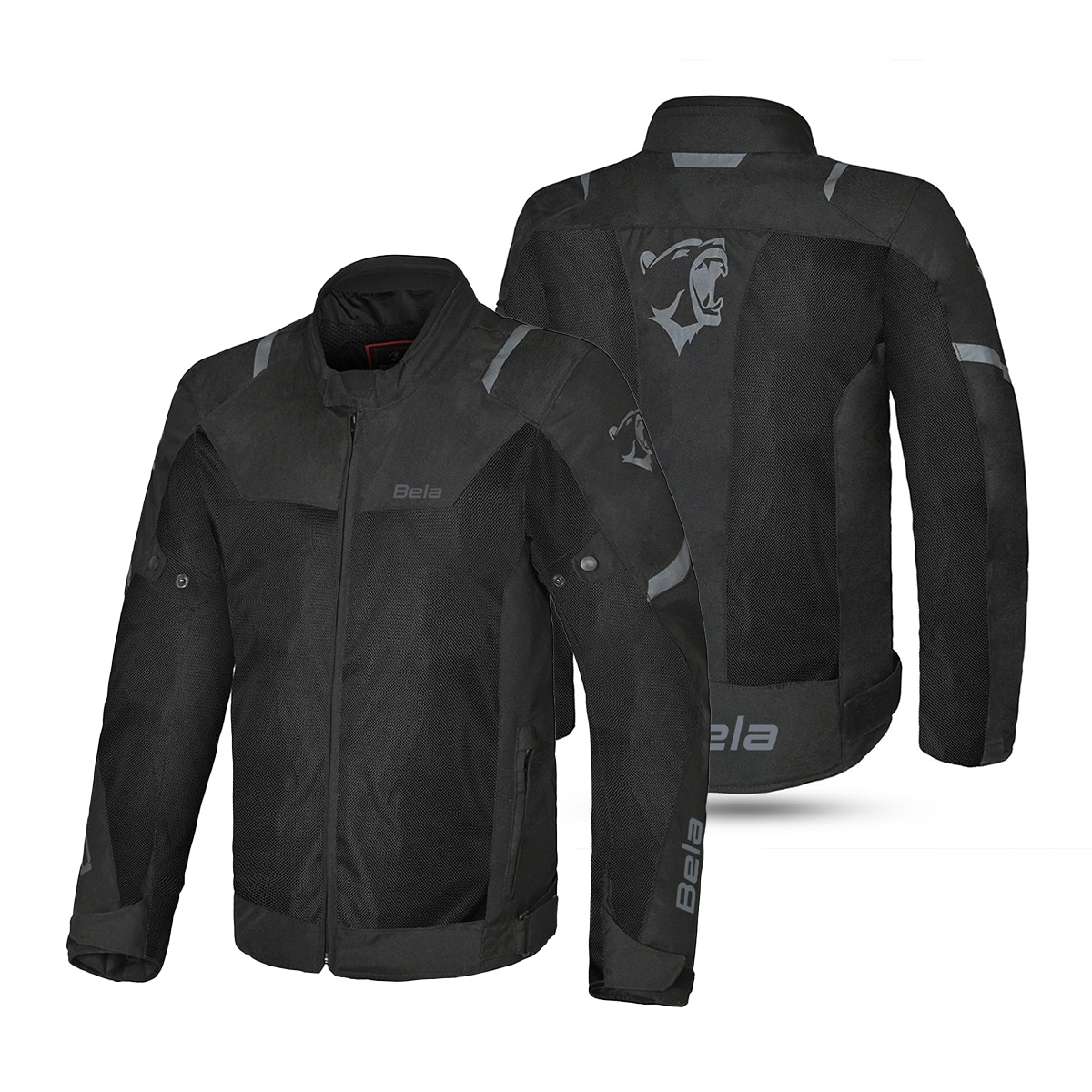 BELA MESH PRO GIACCA UOMO MOTO IN TESSUTO TRAFORATO ESTIVA NERO 