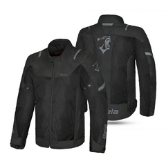 BELA MESH PRO GIACCA UOMO MOTO IN TESSUTO TRAFORATO ESTIVA NERO 