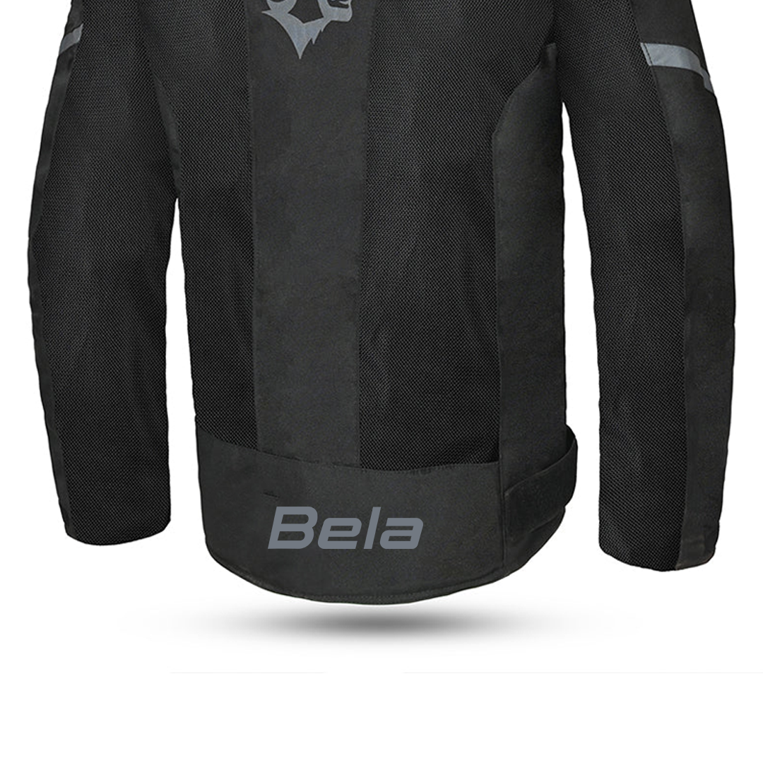 BELA MESH PRO GIACCA UOMO MOTO IN TESSUTO TRAFORATO ESTIVA NERO 