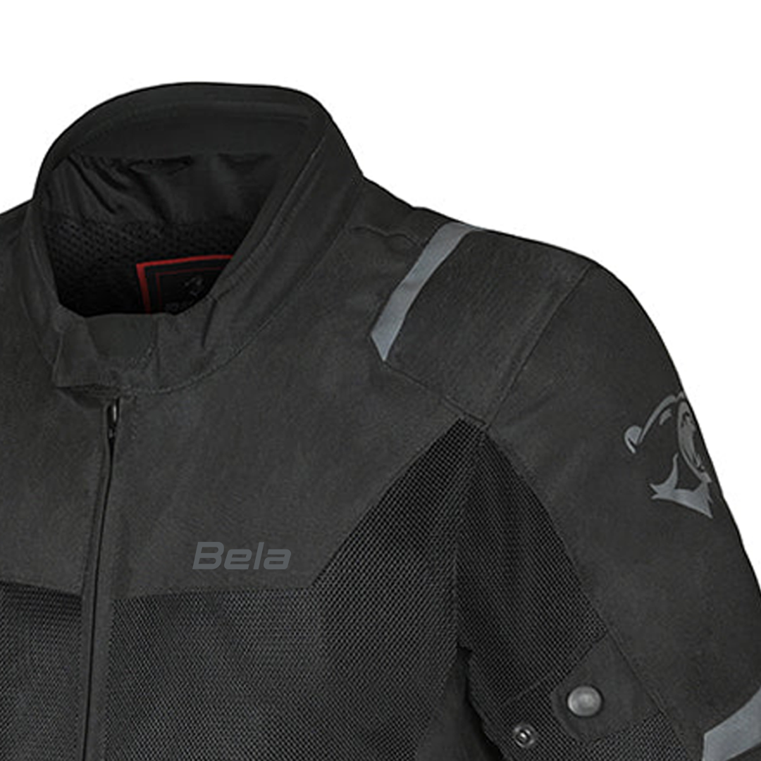 BELA MESH PRO GIACCA UOMO MOTO IN TESSUTO TRAFORATO ESTIVA NERO 