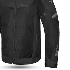 BELA MESH PRO GIACCA UOMO MOTO IN TESSUTO TRAFORATO ESTIVA NERO 