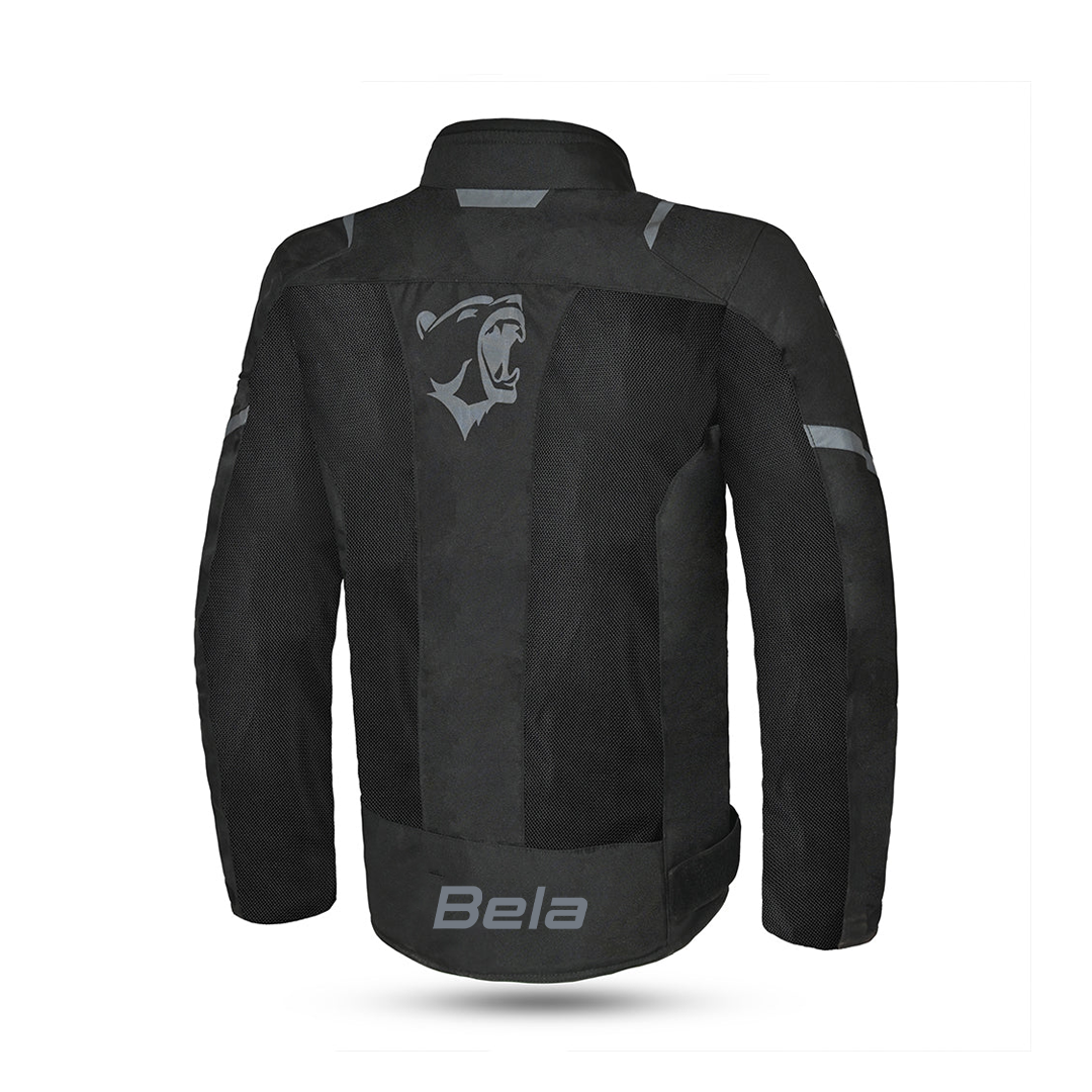 BELA MESH PRO GIACCA UOMO MOTO IN TESSUTO TRAFORATO ESTIVA NERO 