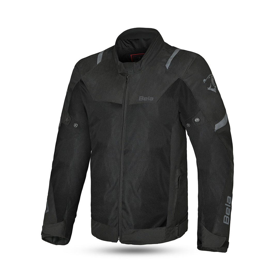 BELA MESH PRO GIACCA UOMO MOTO IN TESSUTO TRAFORATO ESTIVA NERO 