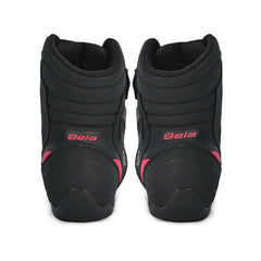 BELA MISSION WP STIVALI MOTO UOMO NERO ROSSO 