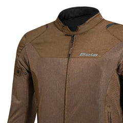 BELA MESH PRO GIACCA UOMO MOTO IN TESSUTO MARRONE 