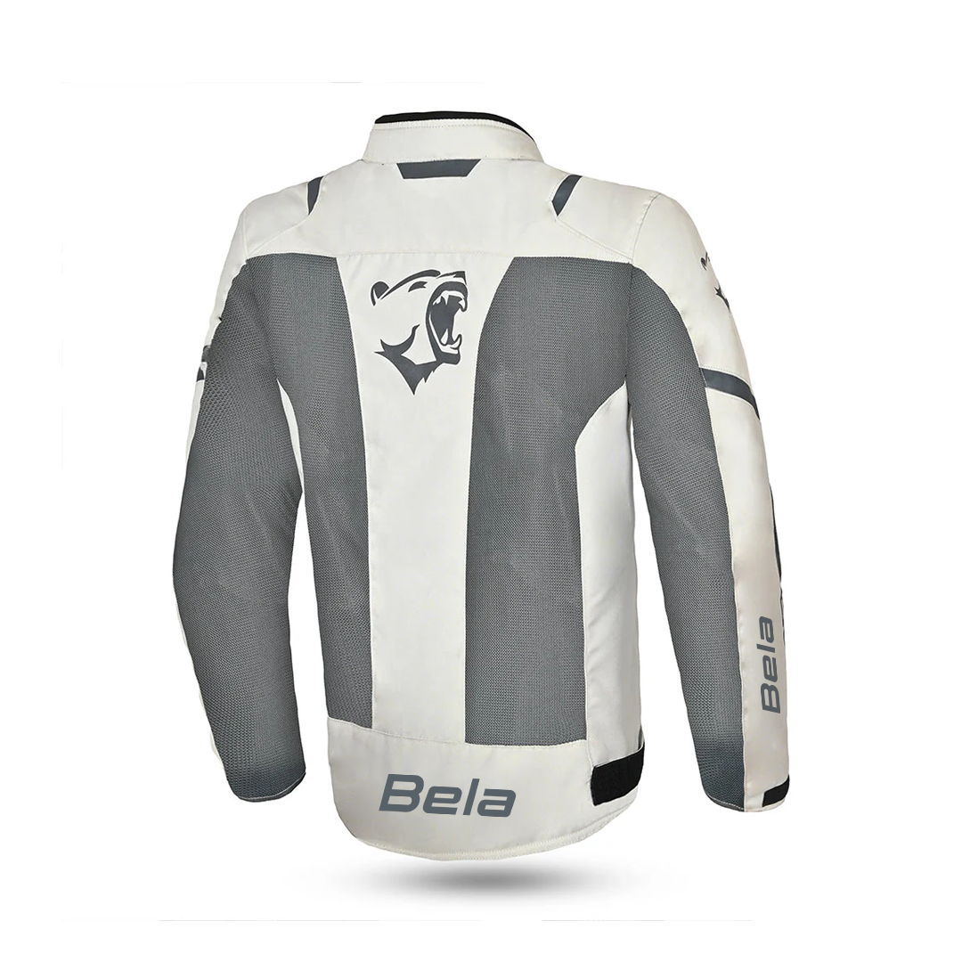 BELA MESH PRO GIACCA UOMO MOTO IN TESSUTO TRAFORATO ESTIVA GHIACCIO/GRIGIO 