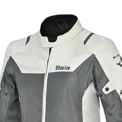 BELA MESH PRO GIACCA UOMO MOTO IN TESSUTO TRAFORATO ESTIVA GHIACCIO/GRIGIO 