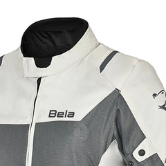 BELA MESH PRO GIACCA UOMO MOTO IN TESSUTO TRAFORATO ESTIVA GHIACCIO/GRIGIO 