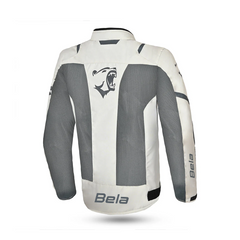 BELA MESH PRO GIACCA UOMO MOTO IN TESSUTO TRAFORATO ESTIVA GHIACCIO/GRIGIO 