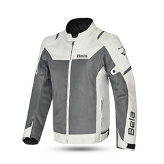 BELA MESH PRO GIACCA UOMO MOTO IN TESSUTO TRAFORATO ESTIVA GHIACCIO/GRIGIO 