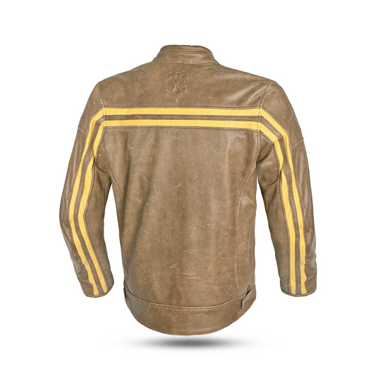 BELA NIGHT HAWK GIACCA UOMO MOTO IN PELLE BEIGE MARRONE – Yamoto.it
