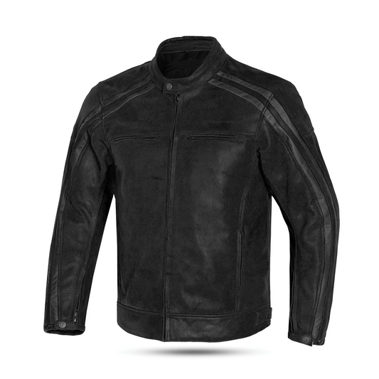 BELA NIGHT HAWK GIACCA MOTO IN PELLE NERO GRIGIO – Yamoto.it