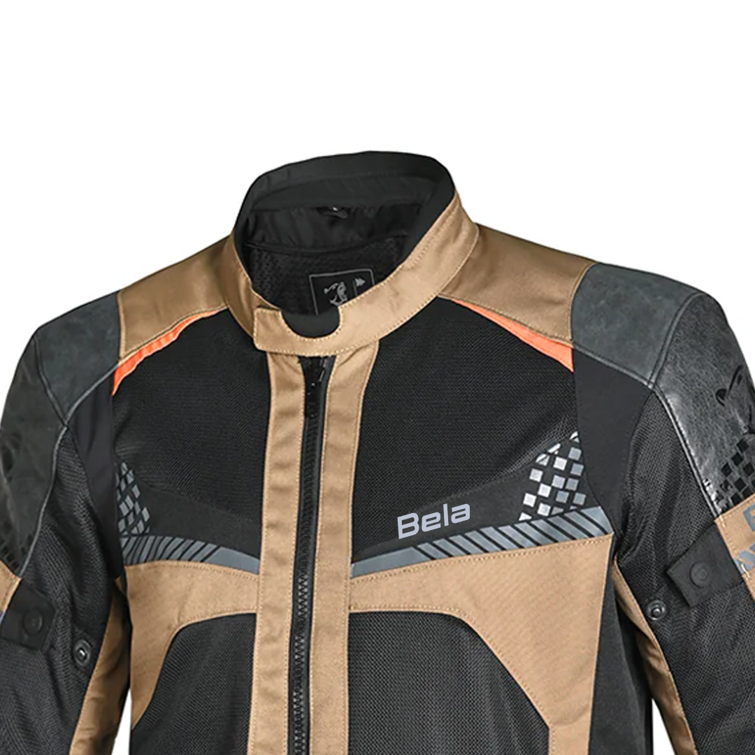 BELA ONSAKER GIACCA TRE STRATI TOURING UOMO SABBIA NERO ARANCIONE 