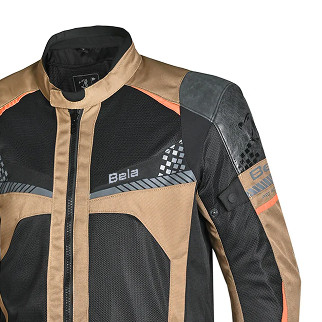BELA ONSAKER GIACCA TRE STRATI TOURING UOMO SABBIA NERO ARANCIONE 