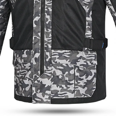 BELA ONSAKER GIACCA TRE STRATI TOURING UOMO NERO BLU CAMO 