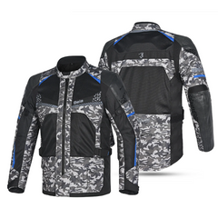 BELA ONSAKER GIACCA TRE STRATI TOURING UOMO NERO BLU CAMO 