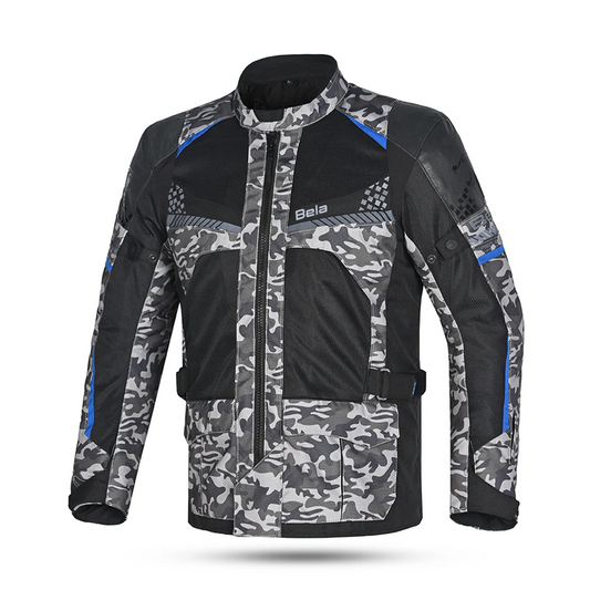 BELA ONSAKER GIACCA TRE STRATI TOURING UOMO NERO BLU CAMO – Yamoto.it