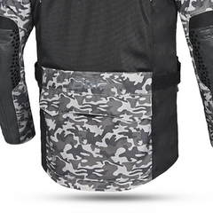 BELA ONSAKER GIACCA TRE STRATI TOURING UOMO NERO BLU CAMO 