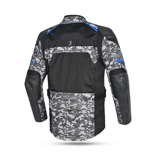 BELA ONSAKER GIACCA TRE STRATI TOURING UOMO NERO BLU CAMO – Yamoto.it