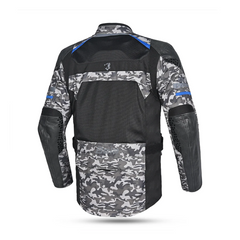 BELA ONSAKER GIACCA TRE STRATI TOURING UOMO NERO BLU CAMO 