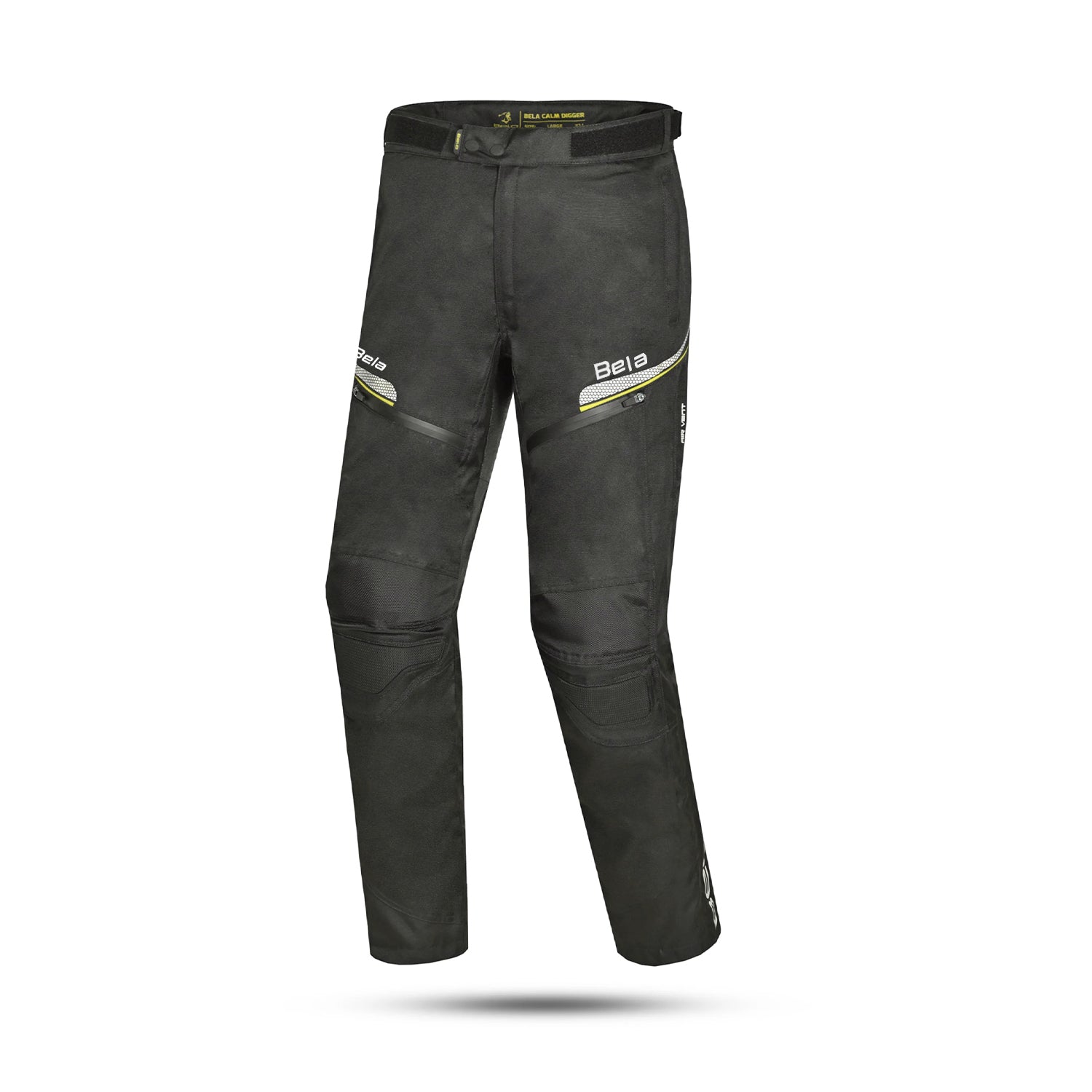 BELA CALM DIGGER PANTALONI UOMO PER 32L NERO GIALLO 