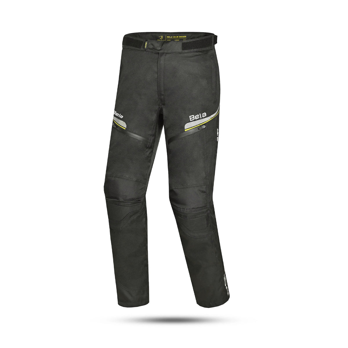 BELA CALM DIGGER PANTALONI UOMO PER 32L NERO GIALLO 