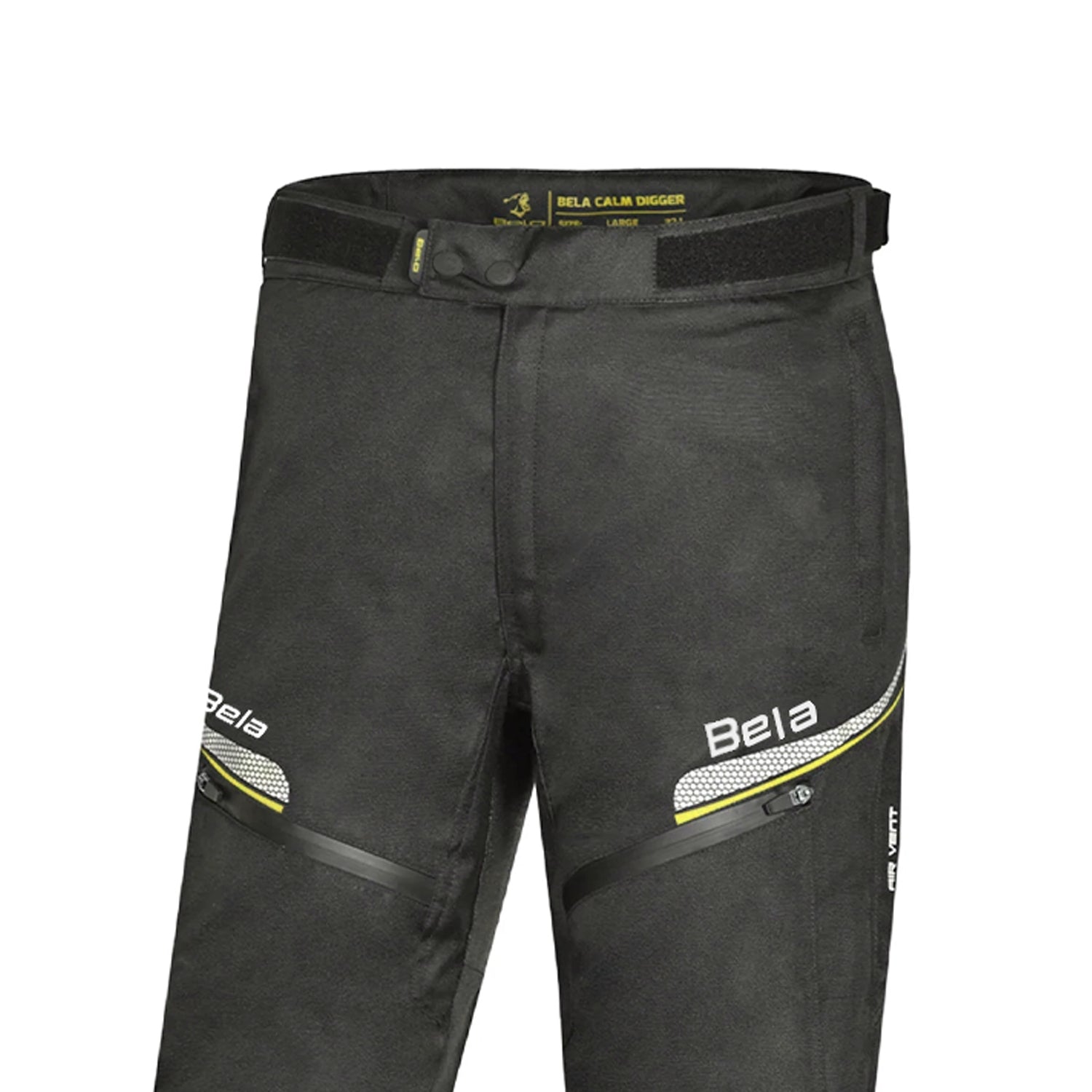 BELA CALM DIGGER PANTALONI UOMO PER 32L NERO GIALLO 