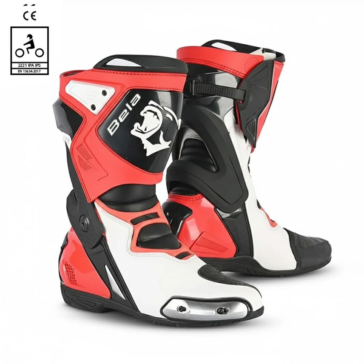 BELA RACE PRO NERO/BLANCO/ROSSO STIVALI 