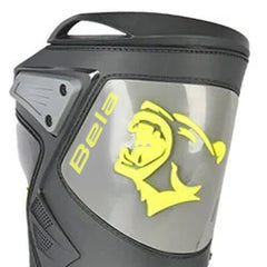 BELA RACE PRO STIVALI MOTO NERO/GRIGIO/GIALLO 