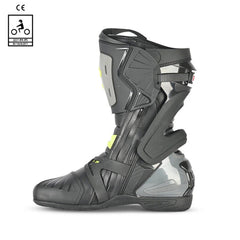 BELA RACE PRO STIVALI MOTO NERO/GRIGIO/GIALLO 