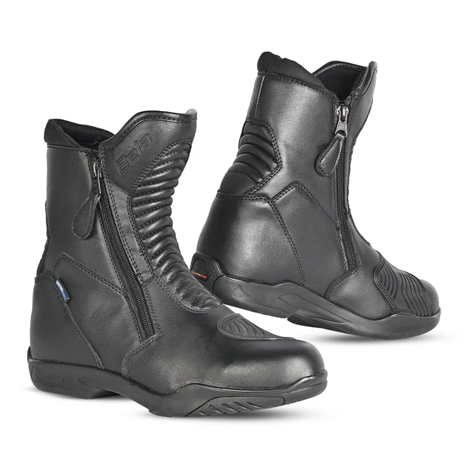 BELA RIO WR STIVALI MOTO IN PELLE NERO 