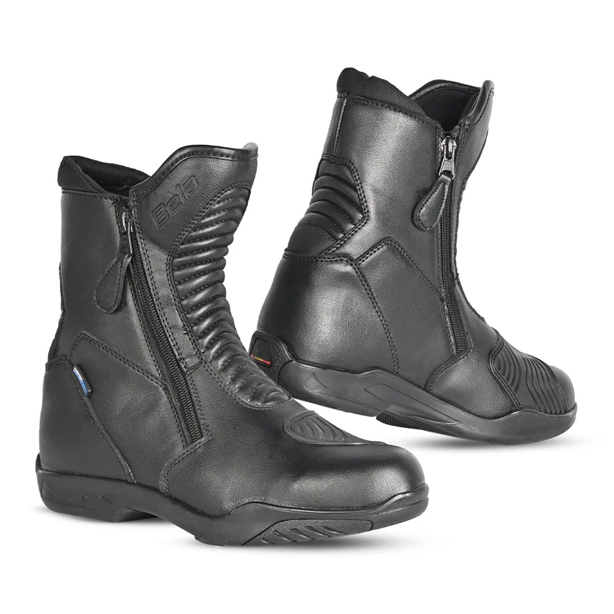 BELA RIO WR STIVALI MOTO IN PELLE NERO 