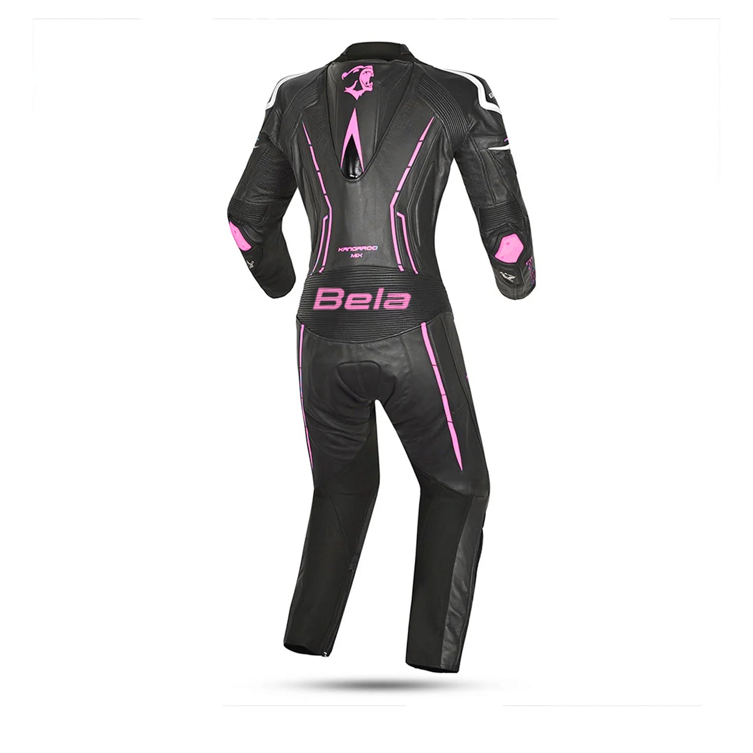 BELA ROCKET 1PC TUTA DONNA PELLE CANGURO MIX NERO ROSA 