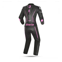 BELA ROCKET 1PC TUTA DONNA PELLE CANGURO MIX NERO ROSA 