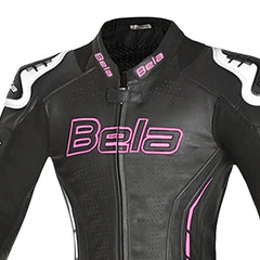 BELA ROCKET 1PC TUTA DONNA PELLE CANGURO MIX NERO ROSA 