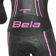 BELA ROCKET 1PC TUTA DONNA PELLE CANGURO MIX NERO ROSA 