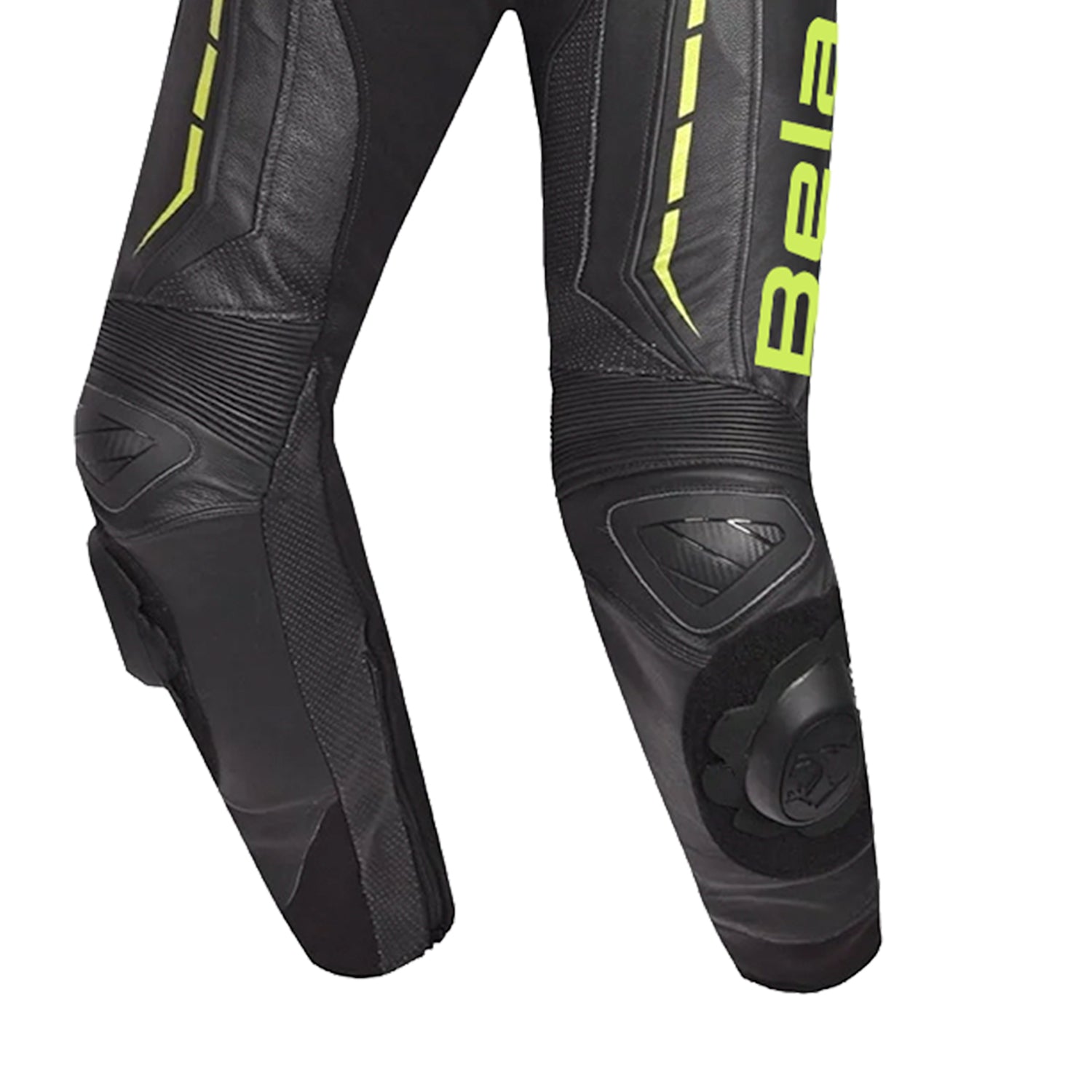 BELA ROCKET 2PC TUTA DONNA IN PELLE CANGURO MIX NERO GIALLO 