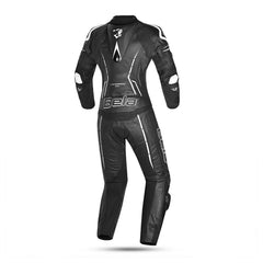 BELA ROCKET 2PC TUTA DONNA PELLE CANGURO MIX GRIGIO NERO 