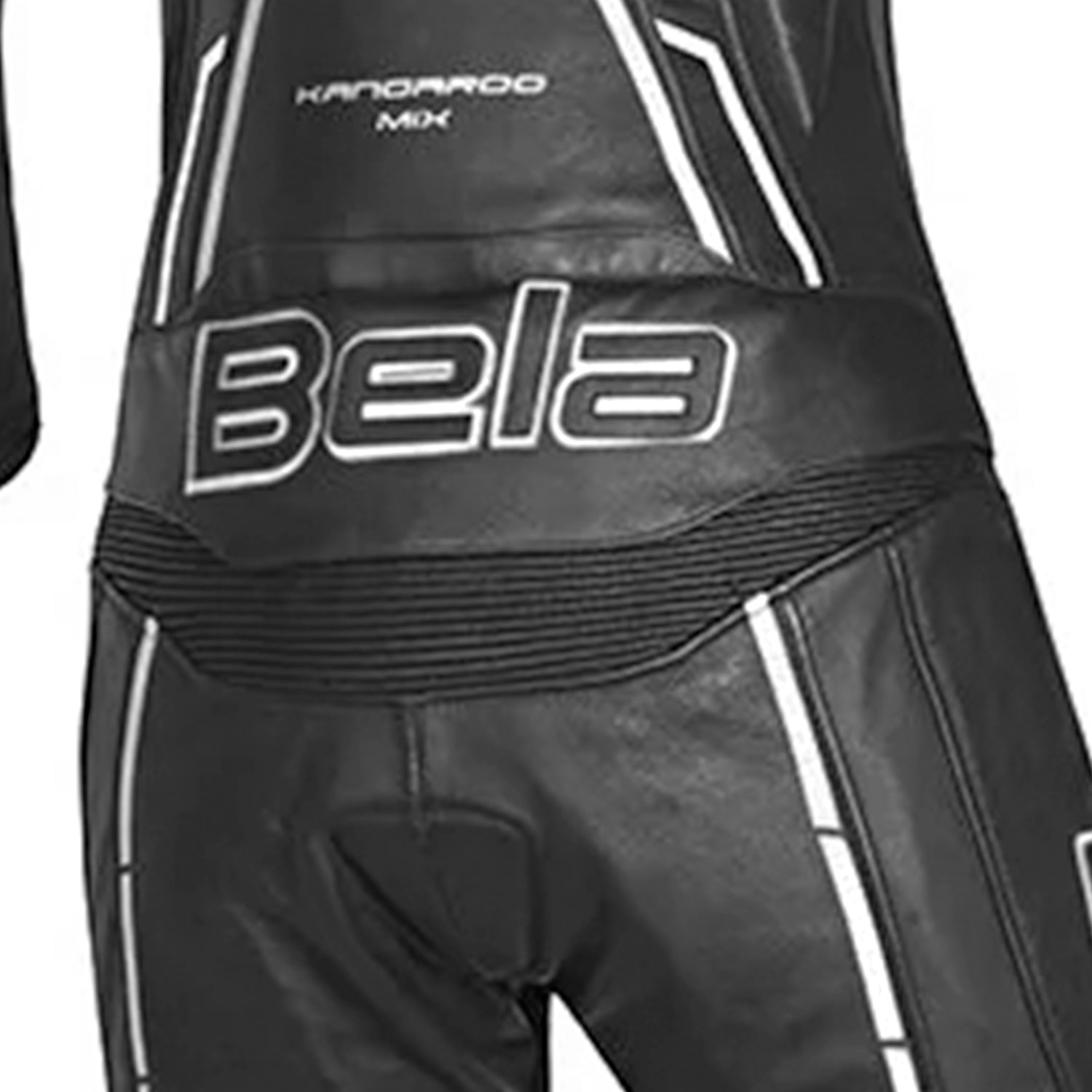 BELA ROCKET 2PC TUTA DONNA PELLE CANGURO MIX GRIGIO NERO 